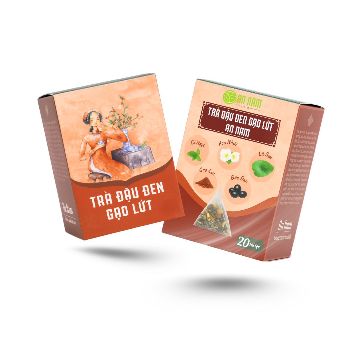 Sản phẩm Trà Đậu Đen Gạo Lứt An Nam